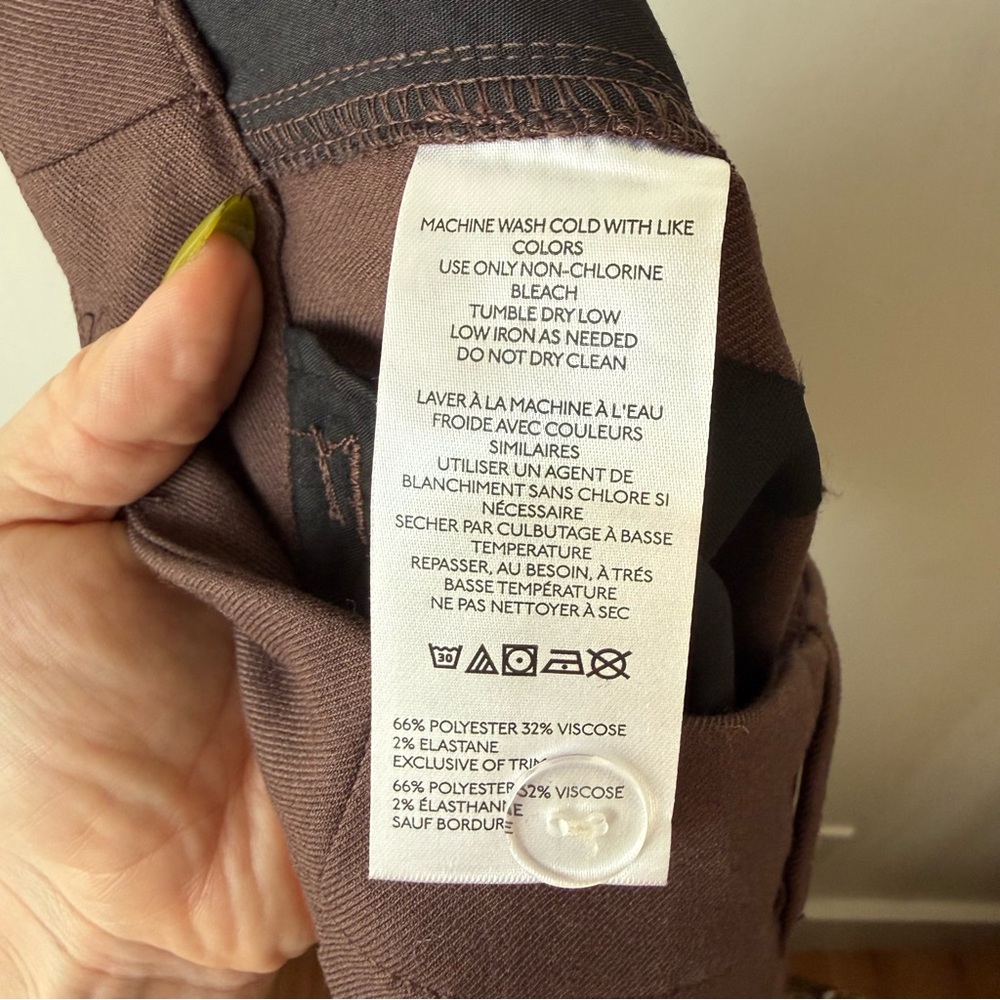 Urban Outfitters Standard Cloth Jason Cropped Pleated Trouser Pants 28" NWT - Picture 9 of 9